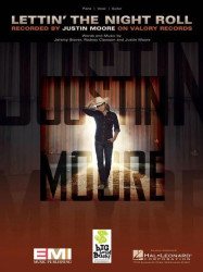 Justin Moore: Lettin' the Night Roll (noty klavír, zpěv, akordy)