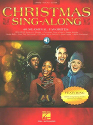 Christmas Sing-Along: 40 Seasonal Favorites (noty klavír, zpěv, akordy)(+audio)