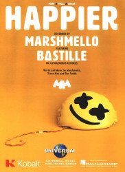 Marshmello & Bastille: Happier (noty klavír, zpěv, akordy)