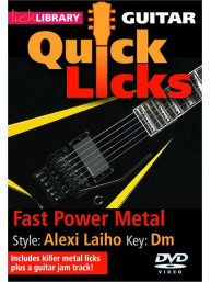 Lick Library: Alexi Laiho Quick Licks - Fast Power Metal (video škola hry na kytaru)