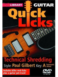 Lick Library: Paul Gilbert Quick Licks - Technical Shredding (video škola hry na kytaru)