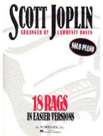 Scott Joplin: 18 Rags In Easier Versions (noty, sólo klavír)