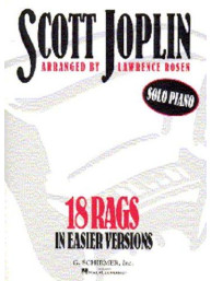 Scott Joplin: 18 Rags In Easier Versions (noty, sólo klavír)