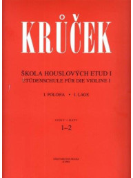 Václav Krůček: Škola houslových etud 1 (sešit 1-2)