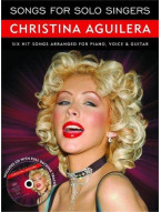 Songs For Solo Singers: Christina Aguilera (noty, akordy, texty, klavír, kytara, zpěv) (+audio)