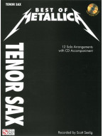 Metallica: Best Of - Tenor Saxophone (noty, tenorsaxofon) (+audio)