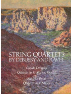 Claude Debussy And Maurice Ravel: String Quartets (noty, smyčcové kvarteto)