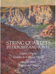 Claude Debussy And Maurice Ravel: String Quartets (noty, smyčcové kvarteto)