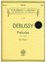 Claude Debussy: Preludes (Books 1 And 2) (noty, klavír)