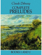 Claude Debussy: Complete Preludes Books 1 and 2 (noty, klavír)
