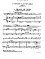 A Debussy Clarinet Album (noty, klarinet, klavír)