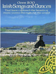 Over 200 Irish Songs and Dances (noty, melodická linka, akordy)