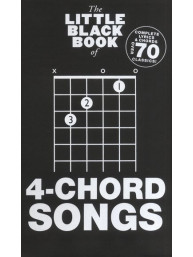 The Little Black Book of 4-Chord Songs (akordy, texty, kytara)