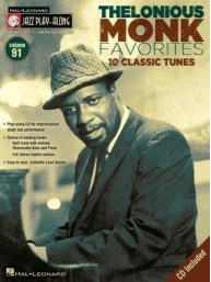 Jazz Play-Along 91: Thelonious Monk Favourites (noty, nástroje C, Eb, Bb, basového klíče) (+audio)