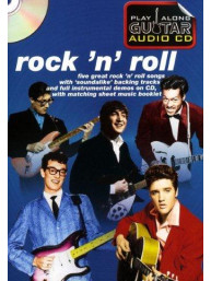 Play Along Guitar Audio CD: Rock 'N' Roll (tabulatury, noty, kytara) (+CD)