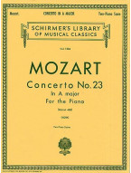 Wolfgang Amadeus Mozart: Piano Concerto No.23 In A Major (2-Piano Score) (noty, dva klavíry)
