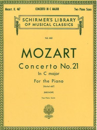 Wolfgang Amadeus Mozart: Piano Concerto No. 21 In C Major K.467 (Two Piano Score) (noty, dva klavíry)