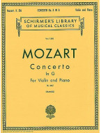 W.A. Mozart: Violin Concerto No.3 In G K.216 (Violin/Piano) (noty, housle, klavír)
