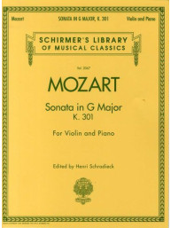 W.A. Mozart: Sonata In G For Violin and Piano K.301 (noty, housle, klavír)