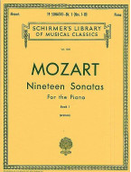 W.A. Mozart: 19 Sonatas For The Piano Book I (No.1-10) (noty na klavír)