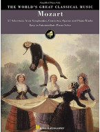 The World's Great Classical Music: Mozart - Simplified Piano Solos (noty, sólo klavír)