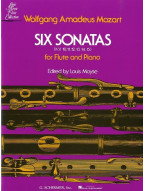 W.A. Mozart: Six Sonatas For Flute And Piano (noty, příčná flétna, klavír)
