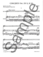 W.A. Mozart: Concerto No.1 In G K.313 (noty, příčná flétna, klavír)