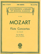 W.A. Mozart: Flute Concertos No. 1 In G (K.313) And No. 2 In D (K.314) (noty, příčná flétna, klavír)