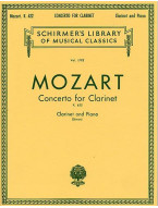 W.A. Mozart: Clarinet Concerto K.622 (Clarinet/Piano) (noty, klarinet, klavír)