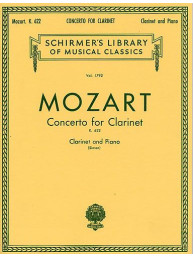 W.A. Mozart: Clarinet Concerto K.622 (Clarinet/Piano) (noty, klarinet, klavír)