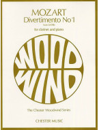 Mozart: Divertimento No.1 K439b For Clarinet And Piano (noty, klarinet, klavír)
