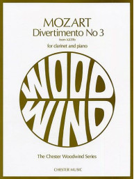 W.A. Mozart: Divertimento No.3 K.439b (Clarinet/Piano) (noty, klarinet, klavír)