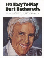 It's Easy To Play Burt Bacharach (noty na sólo klavír)