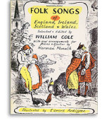 Folk Songs of England, Ireland, Scotland and Wales (noty na klavír, zpěv, akordy na kytaru)