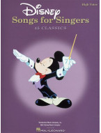 Disney Songs For Singers: High Voice (noty, klavír, zpěv, kytara, akordy)