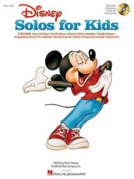 Disney Solos For Kids (noty, klavír, zpěv, kytara, akordy) (+audio)