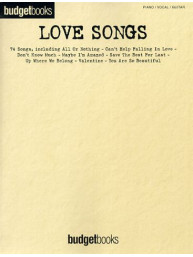 Budgetbooks: Love Songs (noty, klavír, zpěv, kytara, akordy)
