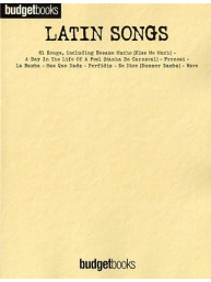 Budgetbooks: Latin Songs (noty, klavír, zpěv, kytara, akordy)