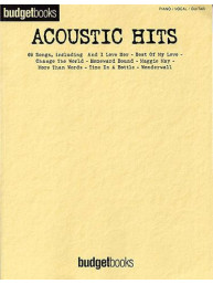 Budgetbooks: Acoustic Hits (noty, klavír, zpěv, kytara)