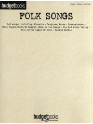 Budgetbooks - Folk Songs (noty, klavír, zpěv, kytara)