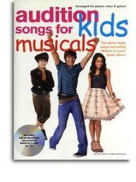 Audition Songs For Kids Musicals (noty, klavír, zpěv, kytara)