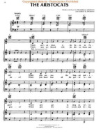 Songs From The Aristocats (Aristokočky) (noty, klavír, zpěv, kytara, akordy)