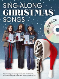 Sing-Along Christmas Songs (noty, klavír, zpěv, kytara) (+audio)