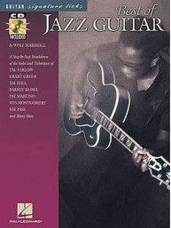 Guitar Signature Licks: Best Of Jazz Guitar (noty, kytarová tabulatura, s akordovými značkami)