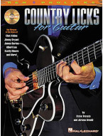 Country Licks For Guitar (noty, tabulatury, kytara) (+audio)