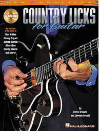 Country Licks For Guitar (noty, tabulatury, kytara) (+audio)