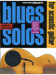 Blues Solos For Acoustic Guitar (noty, tabulatury, kytara) (+audio)