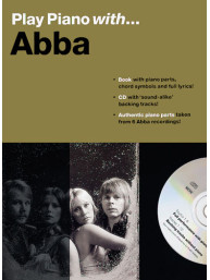 Play Piano With... ABBA (noty, akordy, texty, klavír, kytara, zpěv) (+audio)