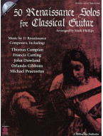 50 Renaissance Solos For Classical Guitar (noty, kytarová tabulatura, klasická kytara)