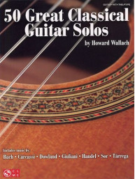 50 Great Classical Guitar Solos (noty, kytarová tabulatura, klasická kytara)